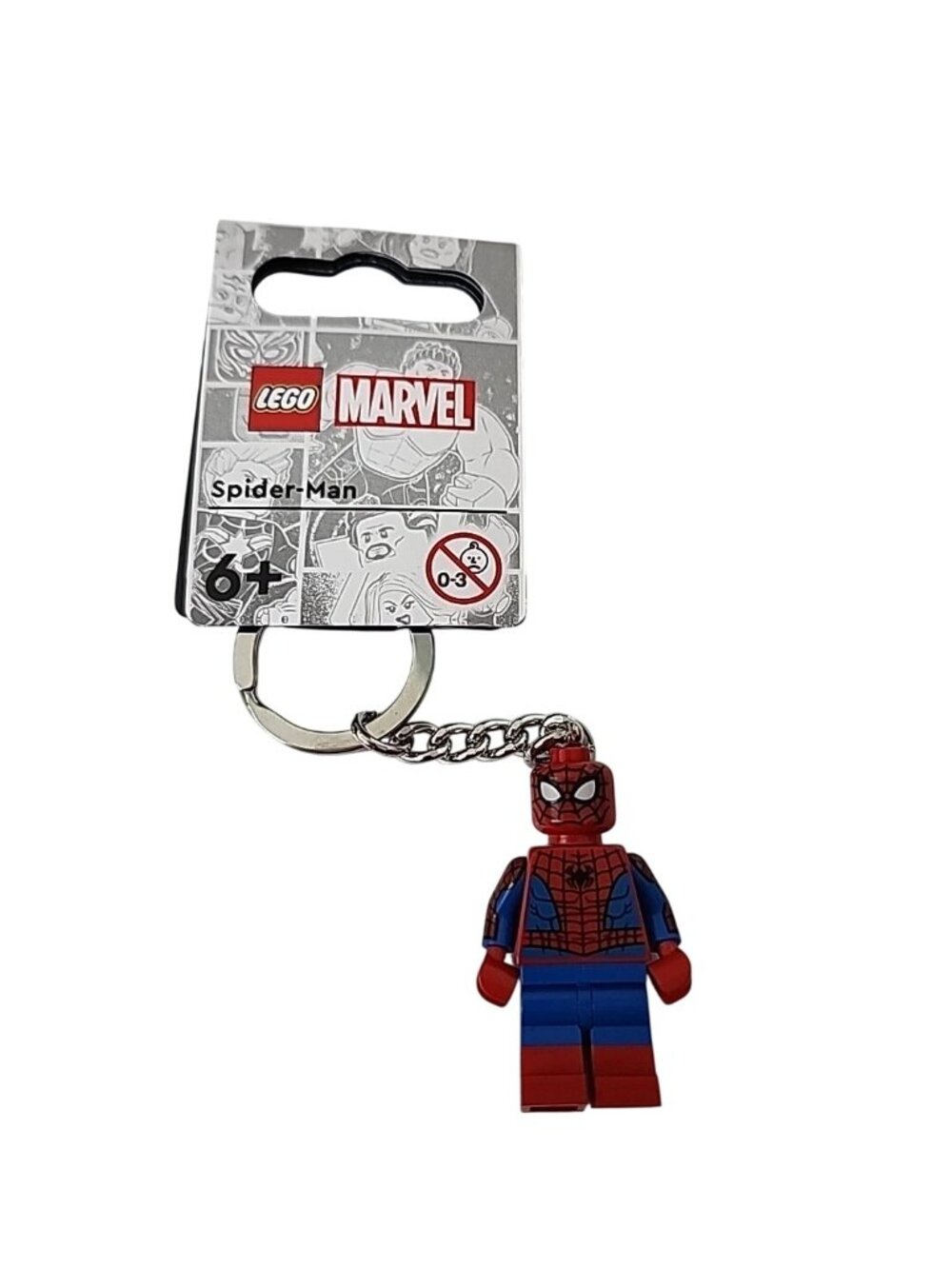 Lego Spider-Man Key Chain (854290), Small, Red NWT - Picture 2 of 3